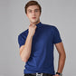 🆒40% DE DESCONTO👕Camiseta masculina de gola alta e corte justo⚡