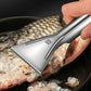 Escalpelador de peixe afiado em aço inoxidável