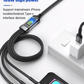 🔋Compre 2 e ganhe 1 GRÁTIS🟔 Cabo de dados 3 em 1 transparente, luminoso e com carregamento super rápido
