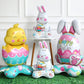 🎁Promoção antecipada de Páscoa🐰 Balão gigante 3D em forma de coelho, autossustentável, para alegrar as festas