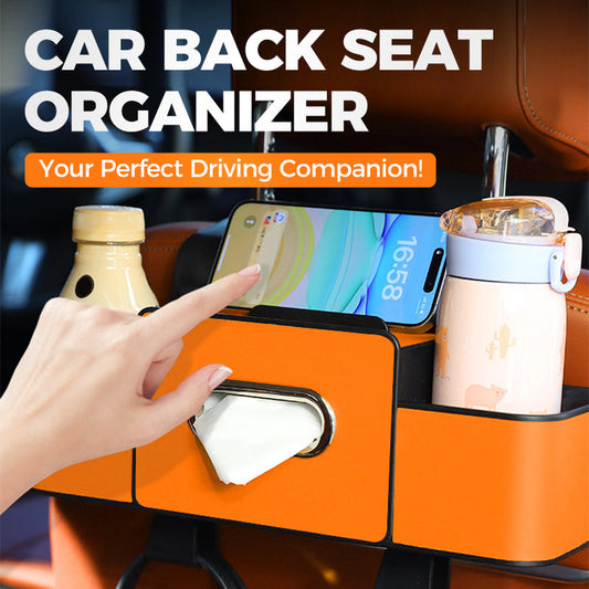 🚗 Bolsa multifuncional impermeável para armazenamento no encosto do banco do carro