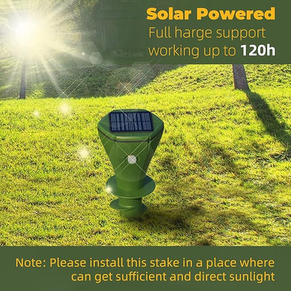 🌸 Repelente de toupeira à prova