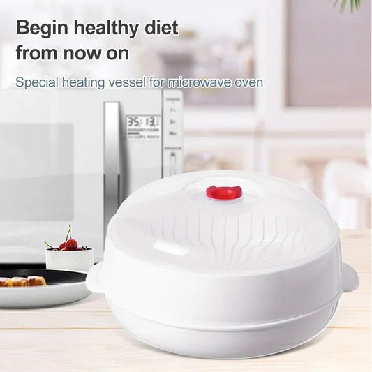 🔥Oferta Imperdível🔥 Recipiente para Cozinhar a Vapor no Micro-ondas