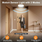 💥Grande promoção – 50% de desconto💡Luz de teto recarregável com sensor de movimento e comando à distância