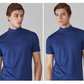 🆒40% DE DESCONTO👕Camiseta masculina de gola alta e corte justo⚡