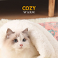 🐾 Ninho aconchegante para cães e gatos – em peluche e lavável à máquina; perfeito para o conforto e bem-estar do seu animal de estimação ✨