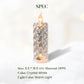 🎁 Velas de cristal com luzes LED – Luzes noturnas românticas para a mesa