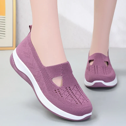 🔥Calçado feminino, confortável, respirável, antiderrapante, ortopédico, para caminhada, ideal para pessoas de meia-idade e idosas.