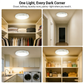 💥Grande promoção – 50% de desconto💡Luz de teto recarregável com sensor de movimento e comando à distância