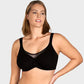 🏆 💐Soutien feminino elegante, transparente e com cobertura total, tamanho plus size