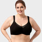 🏆 💐Soutien feminino elegante, transparente e com cobertura total, tamanho plus size