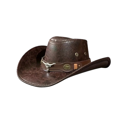 📢📢50% DESCONTO AGORA!!!⏰Chapéu de cowboy respirável com proteção solar