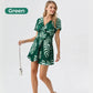 🌸Até 50% de desconto🔥Macacão casual com bolinhas florais e bolsos