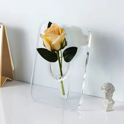 🔥Novo Design🔥Vaso porta-retratos em acrílico