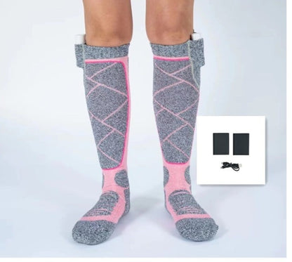 🎅 Promoção de Natal – Até 50% de desconto 🔥 Meias aquecidas recarregáveis para homem e mulher