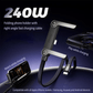 🎉COMPRE MAIS, POUPE MAIS🎁⚡️Carregamento super rápido de 240 W📱Cabo de carregamento com suporte invisível