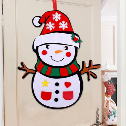 🎅 Kit Árvore de Natal em Feltro (Faça Você Mesmo)