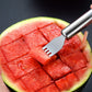 🍉 Compre 1 e ganhe 3 grátis - ✨Cortador de fruta e garfo 2 em 1 – Para servir fruta de forma rápida e fácil!🍓