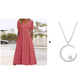 🌷50% de desconto na primavera🌷Vestidos longos de manga curta com decote em V para mulher