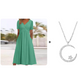 🌷50% de desconto na primavera🌷Vestidos longos de manga curta com decote em V para mulher