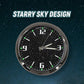 Relógio de quartzo Starry Sky Clock Decoração criativa para automóveis