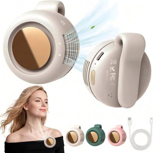 🧣💨55% DE DESCONTO! Ventilador sem pás – Ultraleve e com carregamento rápido de 1,5 h ⚡🌀