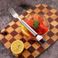 🍉 Compre 1 e ganhe 3 grátis - ✨Cortador de fruta e garfo 2 em 1 – Para servir fruta de forma rápida e fácil!🍓
