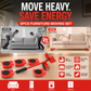🎁Novidade para 2026 com 50% de desconto💥Sistema de Movimentação de Móveis – levante e deslize cargas até 360 kg, rotação de 360° e bases que protegem o pavimento. Mova móveis pesados facilmente, sozinho! 🛡️💪