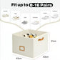 👟 Fabric Shoe Organizer Storage Box – Foldable Design, Large Capacity, Dustproof & Breathable, Space-Saving for Closet & Bedroom 🧺