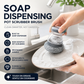 🧼 50% DESCONTO AGORA! Escova para lavar a loiça com doseador de sabão – Escova ergonómica que não risca, com reservatório de sabão integrado e cabeça de limpeza amovível e substituível; ideal para panelas, frigideiras e utensílios de cozinha.