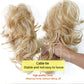 👱‍♀️ 50% DESCONTO! ✨ Coque Lateral Despojado – Aplique de Cabelo para Penteado Volumoso – Estilo prático em 10 segundos, fixação segura que dura o dia todo, fibra premium resistente ao calor (até 160°C) e superleve (apenas 90g) – 3 formas de usar 🎀