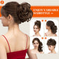 👱‍♀️ 50% DESCONTO! ✨ Coque Lateral Despojado – Aplique de Cabelo para Penteado Volumoso – Estilo prático em 10 segundos, fixação segura que dura o dia todo, fibra premium resistente ao calor (até 160°C) e superleve (apenas 90g) – 3 formas de usar 🎀
