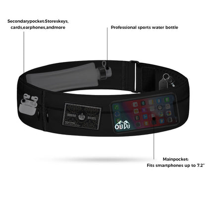 🎁Promoção: 49% de desconto⏳Bolsa de cintura leve com velcro para corrida e desporto