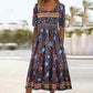 50% DESCONTO🔥Vestido feminino elegante com estampado boémia