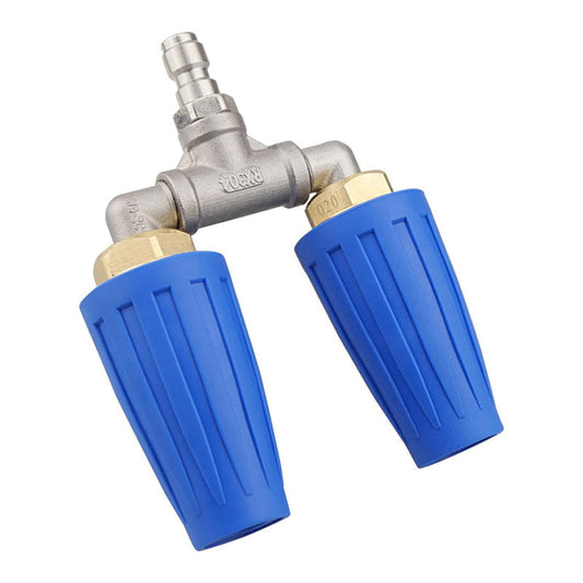 🎯🔥 Oferta especial: 50% de desconto! 🚿 Bocal turbo em aço inoxidável 🌟 – Perfeito para terraços, carros e fachadas 🏡🚗