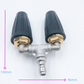 🎯🔥 Oferta especial: 50% de desconto! 🚿 Bocal turbo em aço inoxidável 🌟 – Perfeito para terraços, carros e fachadas 🏡🚗