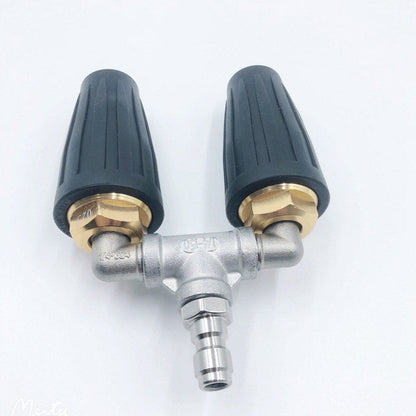 🎯🔥 Oferta especial: 50% de desconto! 🚿 Bocal turbo em aço inoxidável 🌟 – Perfeito para terraços, carros e fachadas 🏡🚗