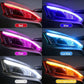 2 peças/luz de sinalização automóvel flexível tipo fluxo LED🔥