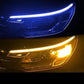 2 peças/luz de sinalização automóvel flexível tipo fluxo LED🔥