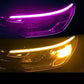 2 peças/luz de sinalização automóvel flexível tipo fluxo LED🔥