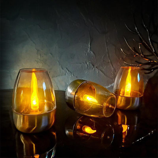 🥳 PROMOÇÃO 2026! Velas solares com chama tremeluzente realista. Acendem automaticamente à noite (6-8h), são à prova de água e sem fios. Perfeitas para criar ambiente no jardim! ✅🌙