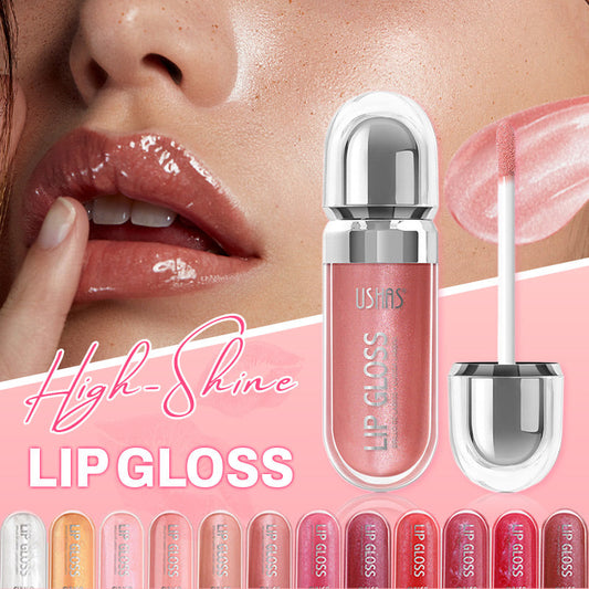 😍Gloss Labial de Longa Duração, Textura Suave, Hidratante e de Alto Brilho