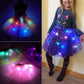 ✨Saia LED em tule mágica e luminosa✨