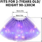 ✨Saia LED em tule mágica e luminosa✨