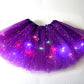 ✨Saia LED em tule mágica e luminosa✨