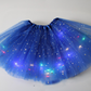 ✨Saia LED em tule mágica e luminosa✨