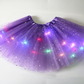 ✨Saia LED em tule mágica e luminosa✨
