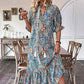🌸Oferta Especial Verão💐 Vestido Floral de Verão para Mulher com Decote em V
