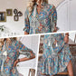 🌸Oferta Especial Verão💐 Vestido Floral de Verão para Mulher com Decote em V