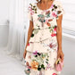 🔥Sucesso de Vendas! 50% de desconto🔥🌸Especial Verão🌸 Vestido Cascata com Estampado Floral Multicolor